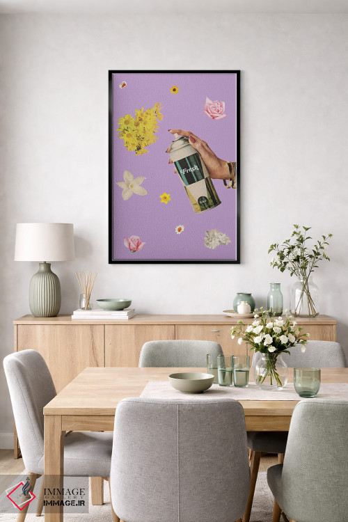 تابلو دکوراتیو خانه تکانی بهاری اثر جولیا والک - D5B