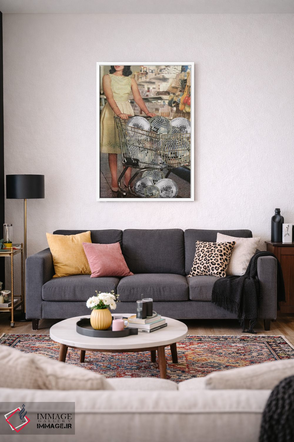 تابلو دکوراتیو سوپرمارکت دیسکوانت اثر جولیا والک - D2W