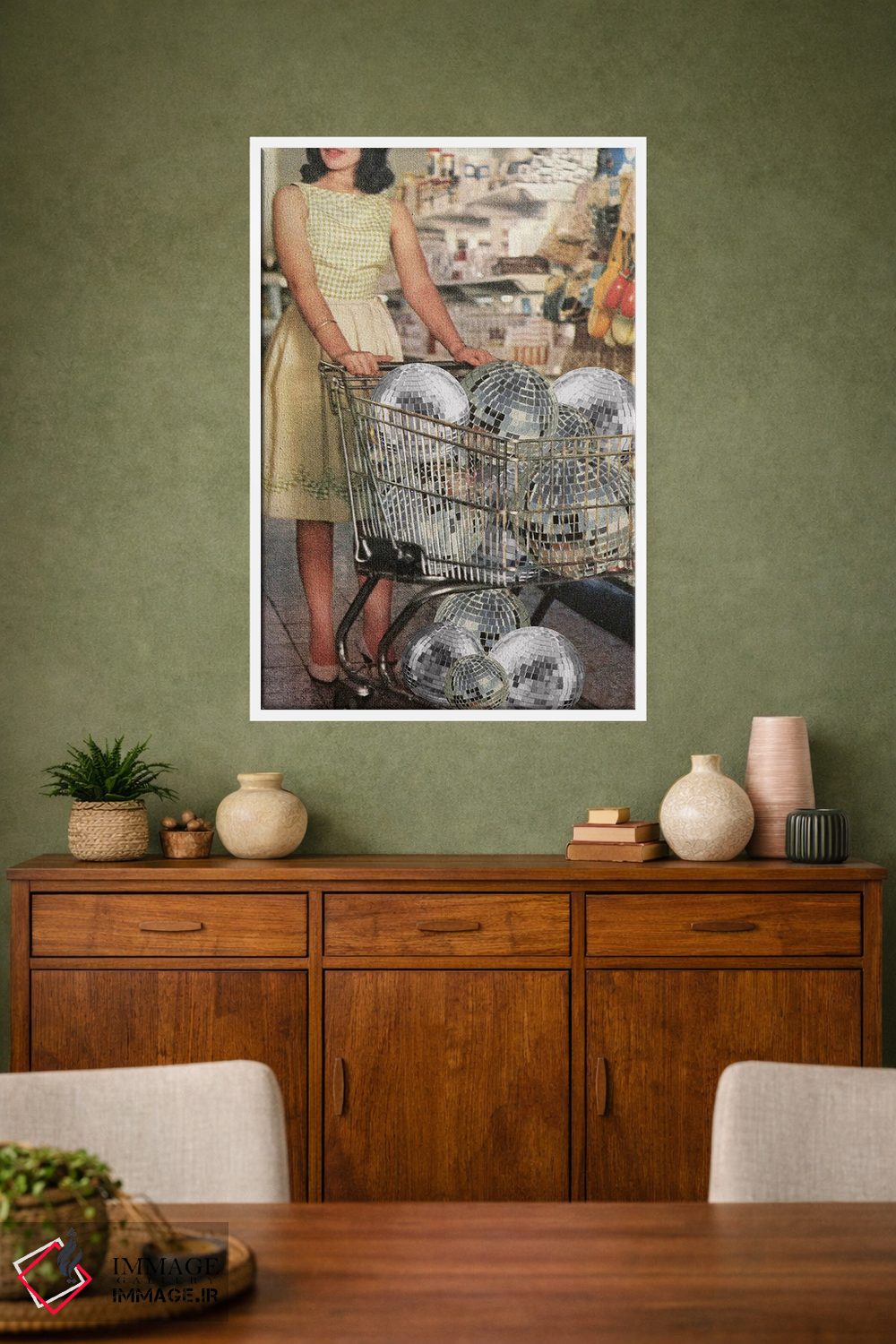 تابلو دکوراتیو سوپرمارکت دیسکوانت اثر جولیا والک - D1W