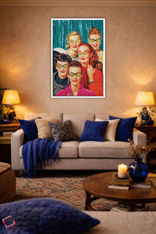 تابلو دکوراتیو دیدن ستاره ها اثر جولیا والک - D2W