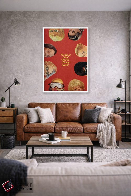 تابلو دکوراتیو نگاه کن به خودت اثر جولیا والک - D1W