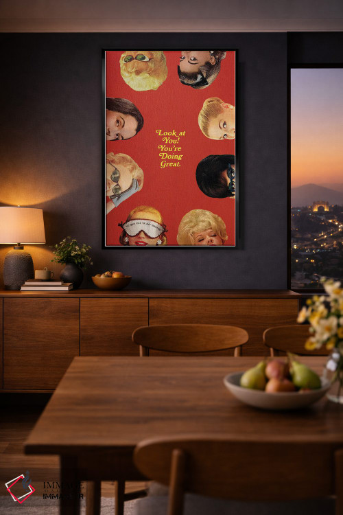 تابلو دکوراتیو نگاه کن به خودت اثر جولیا والک - D2B