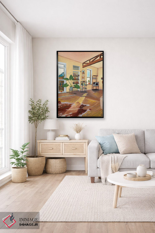 تابلو دکوراتیو این دیوارها اثر جنیفر وارن - D4B