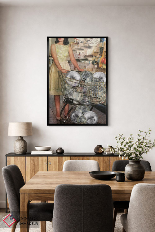 تابلو دکوراتیو سوپرمارکت دیسکوانت اثر جولیا والک - D4B