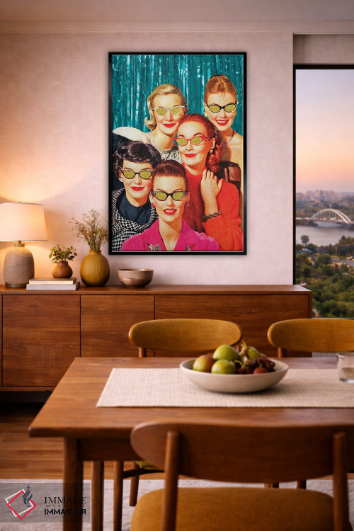 تابلو دکوراتیو دیدن ستاره ها اثر جولیا والک - D5B