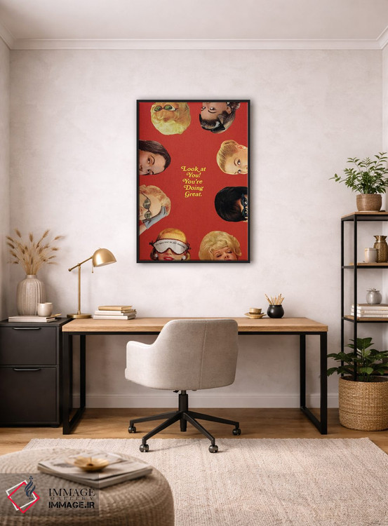 تابلو دکوراتیو نگاه کن به خودت اثر جولیا والک - D5B