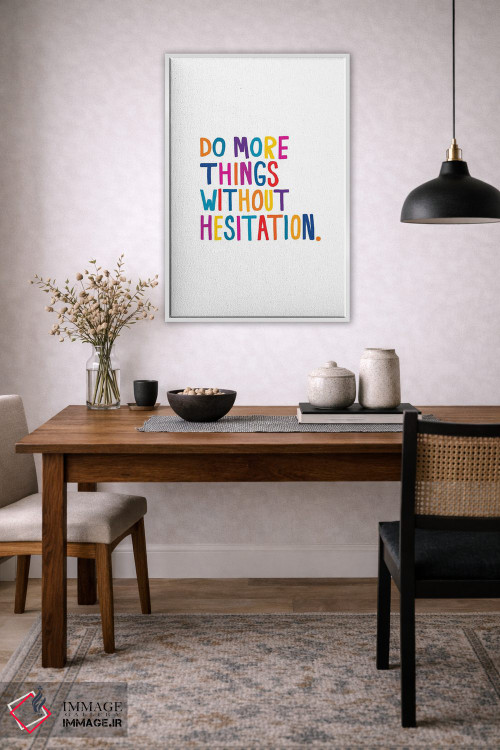 تابلو دکوراتیو بدون تردید اثر جولیا والک - D3W