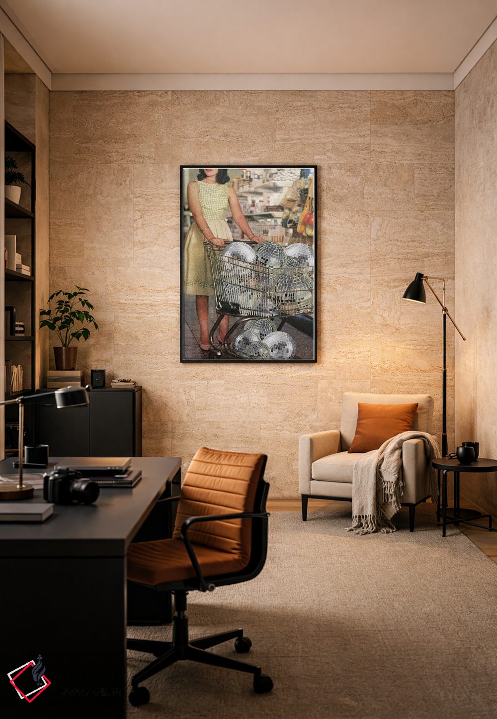 تابلو دکوراتیو سوپرمارکت دیسکوانت اثر جولیا والک - D6B