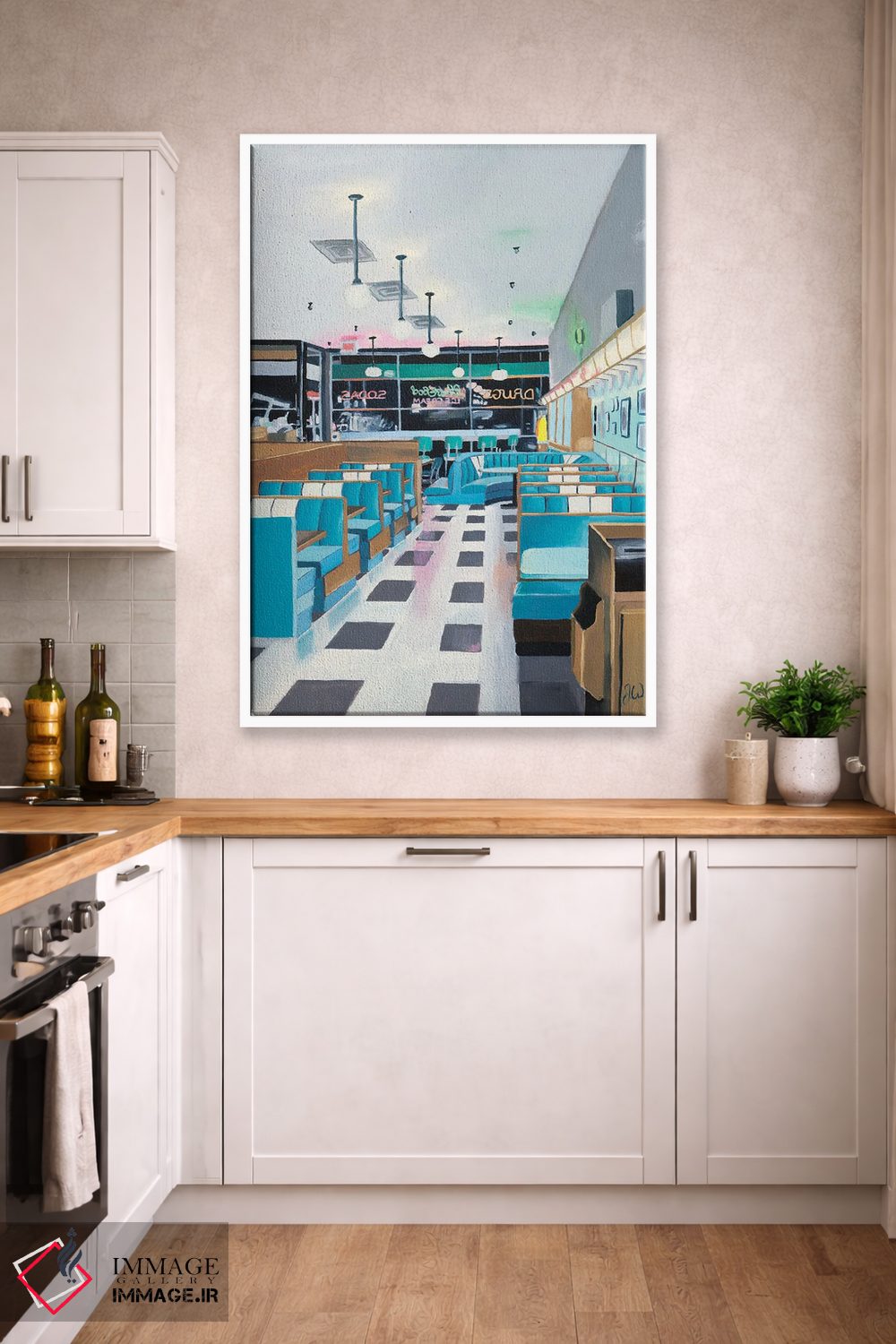 تابلو دکوراتیو داروخانه برنت اثر جنیفر وارن - D3W