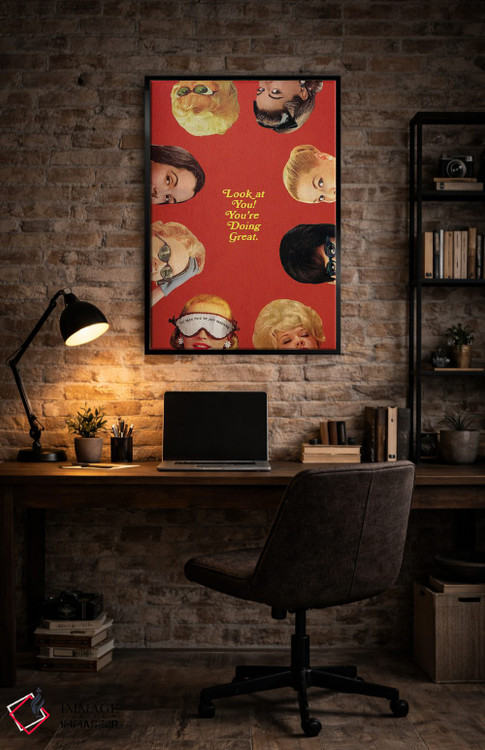 تابلو دکوراتیو نگاه کن به خودت اثر جولیا والک - D6B