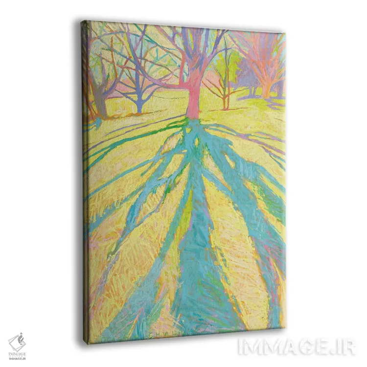 تابلو دکوراتیو کشش های بهاری اثر جاستین شال - نمای پرسپکتیو محصول
