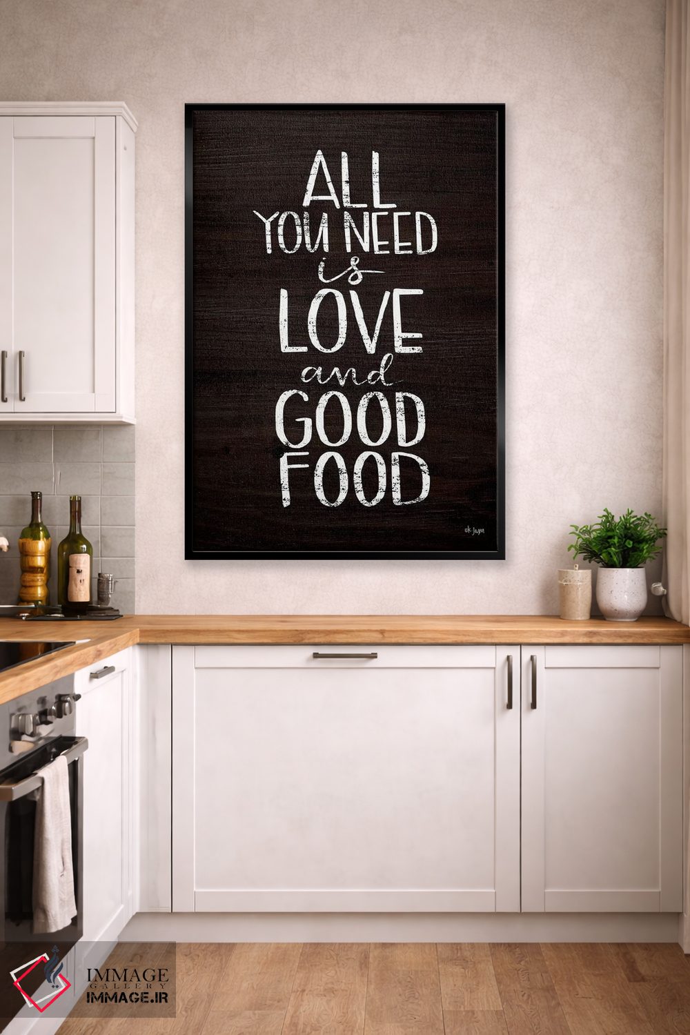 تابلو دکوراتیو غذای خوب اثر جکسون بلوار - D1B