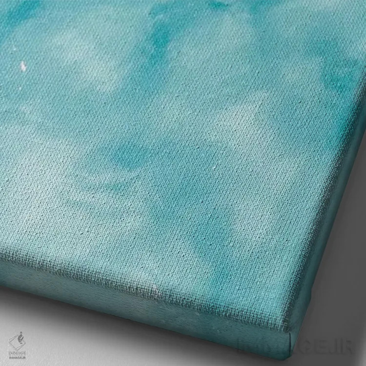 تابلو دکوراتیو دلفین های آرام اثر جکسون رابرتز - نمای نزدیک بافت بوم