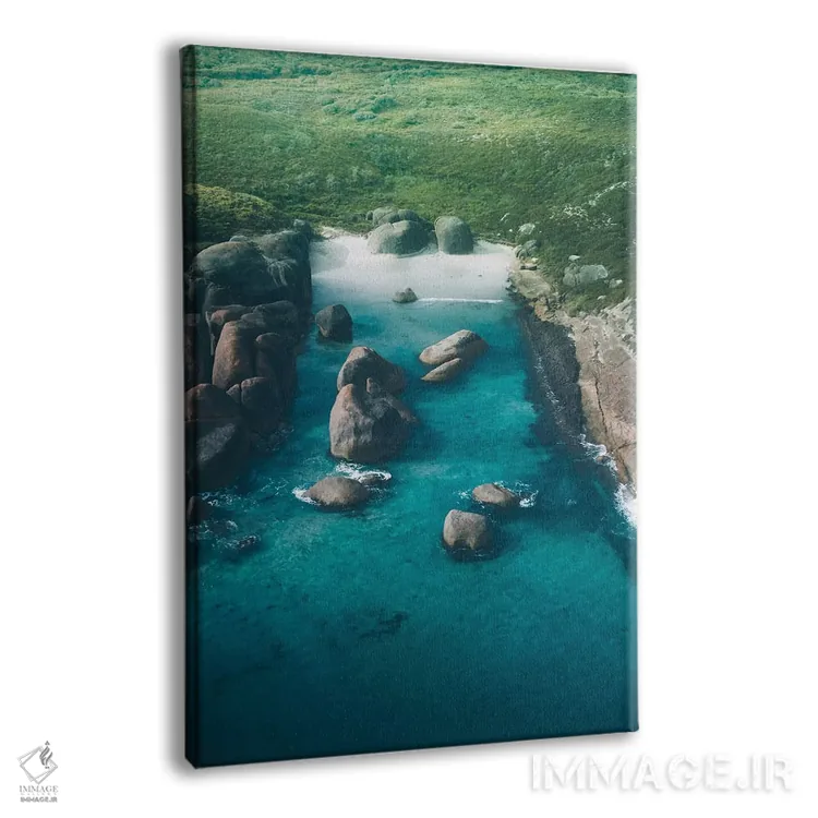 تابلو دکوراتیو صخره های فیل شماره یک اثر جکسون رابرتز - نمای پرسپکتیو محصول