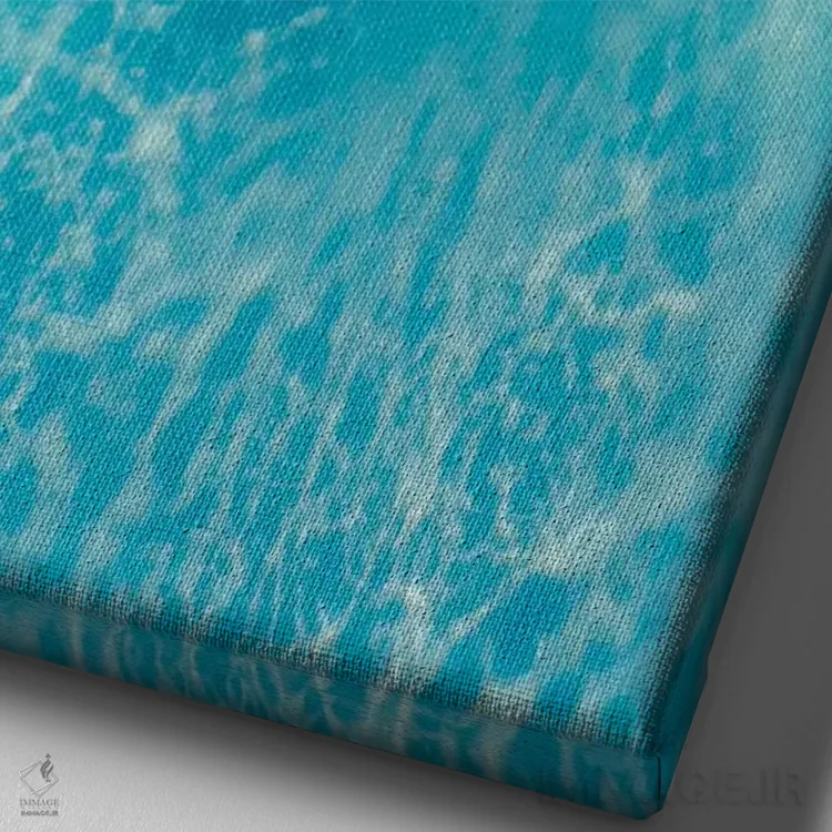 تابلو دکوراتیو شیرجه زدن از میان اثر جکسون رابرتز - نمای نزدیک بافت بوم