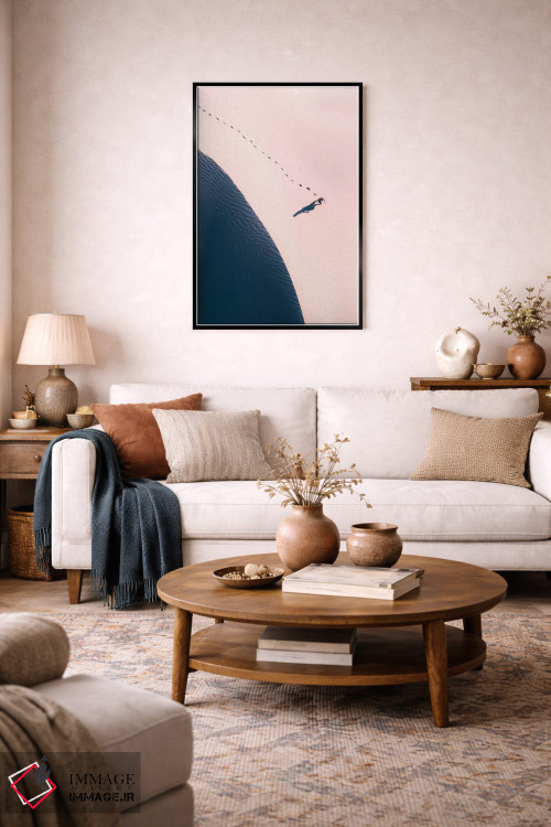 تابلو دکوراتیو سایه تاریک تپه شنی اثر جکسون رابرتز - D3B