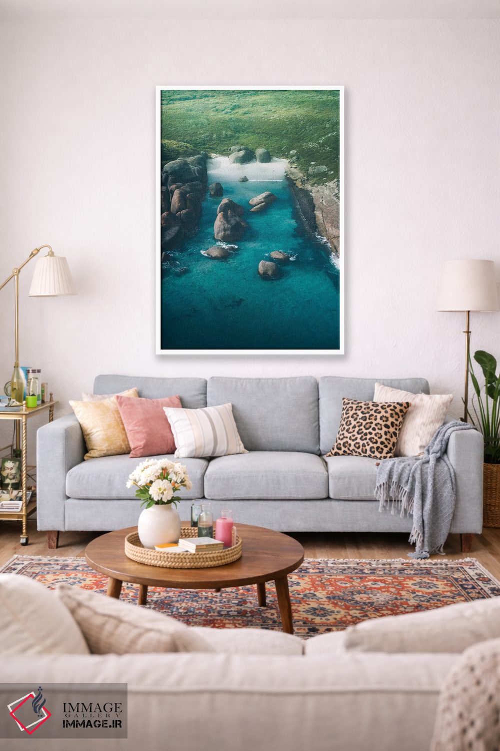 تابلو دکوراتیو صخره های فیل شماره یک اثر جکسون رابرتز - D1W