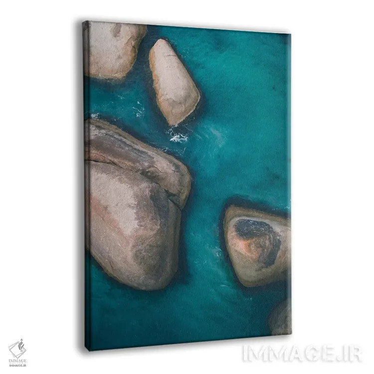 تابلو دکوراتیو صخره های فیل شماره سه اثر جکسون رابرتز - نمای پرسپکتیو محصول