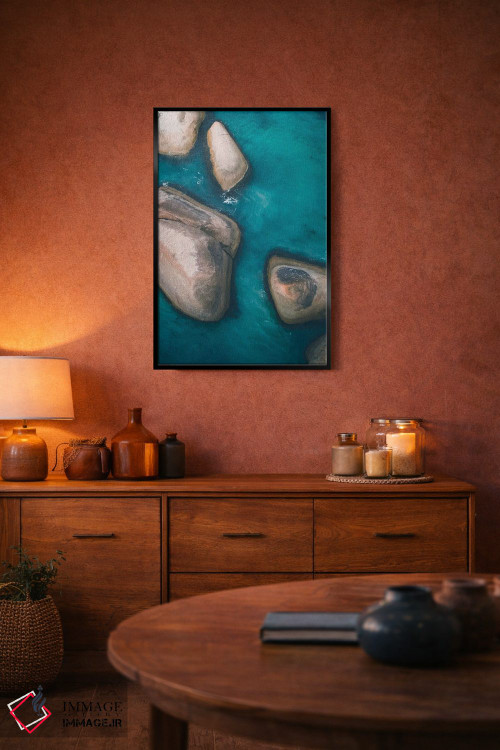 تابلو دکوراتیو صخره های فیل شماره سه اثر جکسون رابرتز - D6B