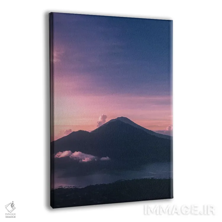 تابلو دکوراتیو طلوع آفتاب کوه باتور اثر جکسون رابرتز - نمای پرسپکتیو محصول
