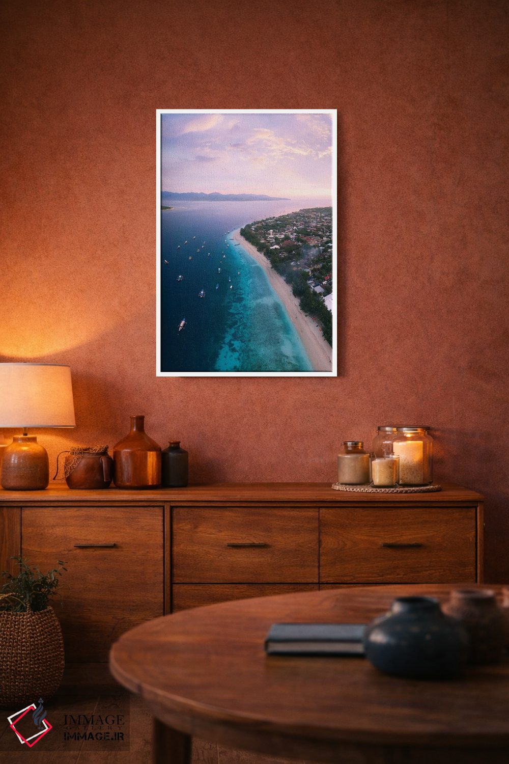 تابلو دکوراتیو جزایر گیلی اثر جکسون رابرتز - D4W