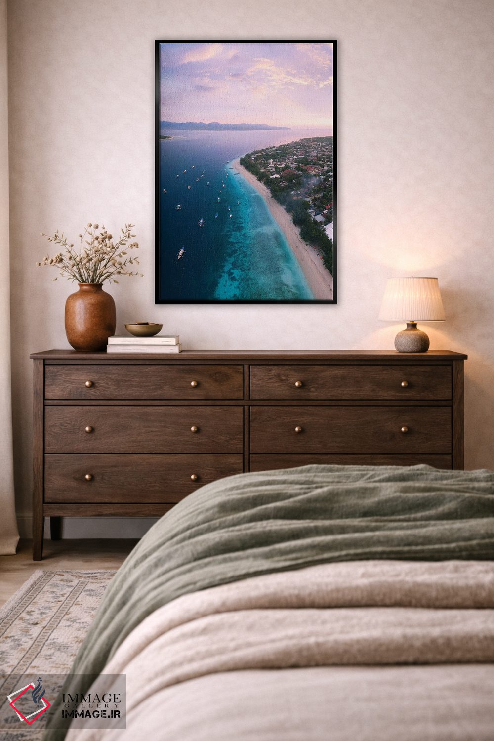 تابلو دکوراتیو جزایر گیلی اثر جکسون رابرتز - D5B