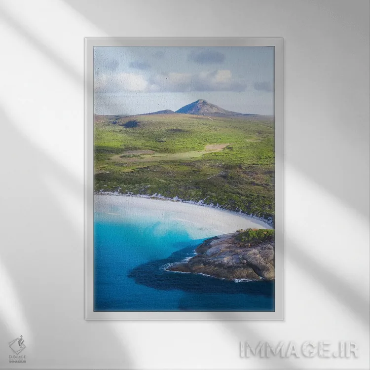 تابلو دکوراتیو خلیج جهنمی شماره دو اثر جکسون رابرتز - نمای قابدار سفید