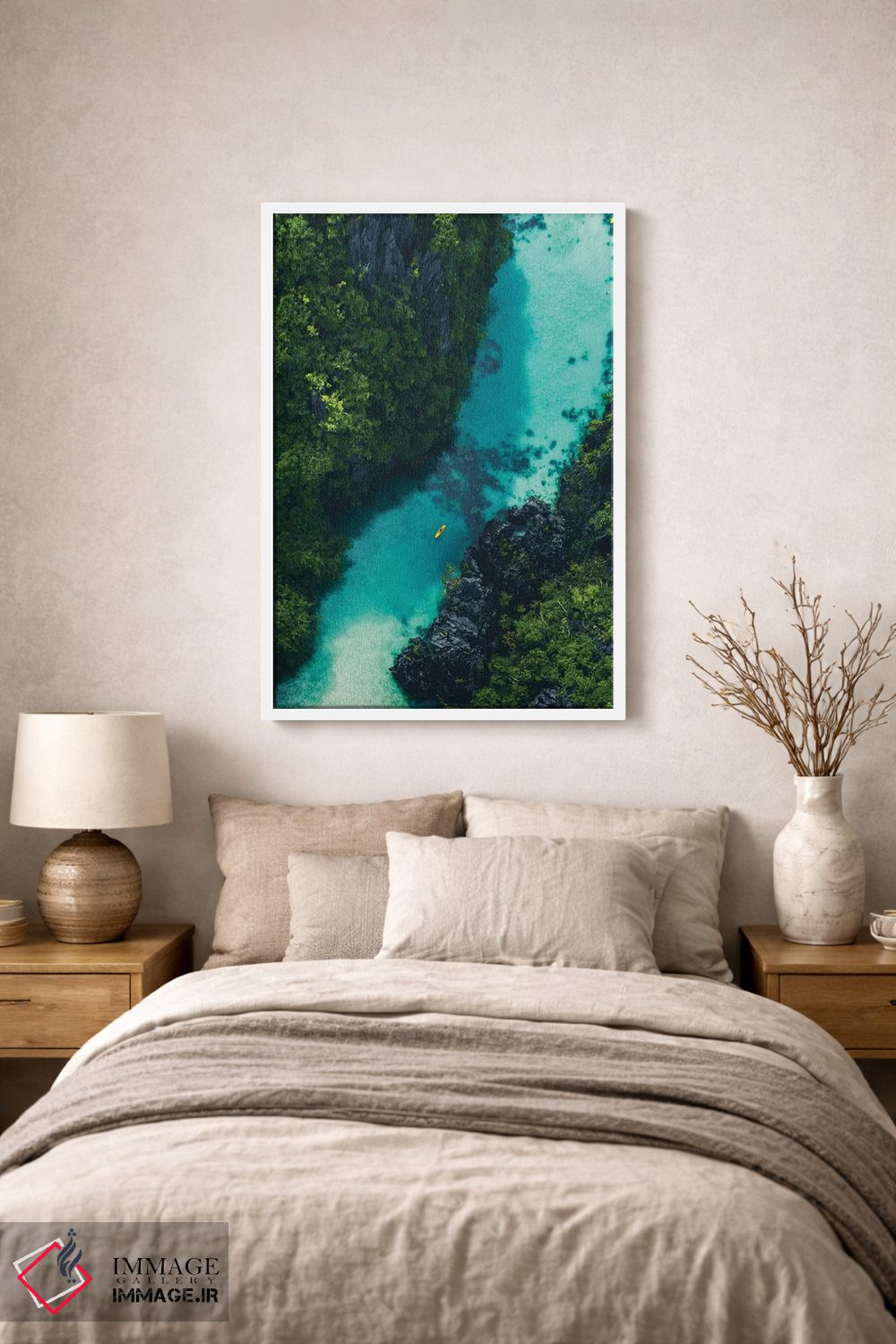 تابلو دکوراتیو بهشت پنهان اثر جکسون رابرتز - D1W