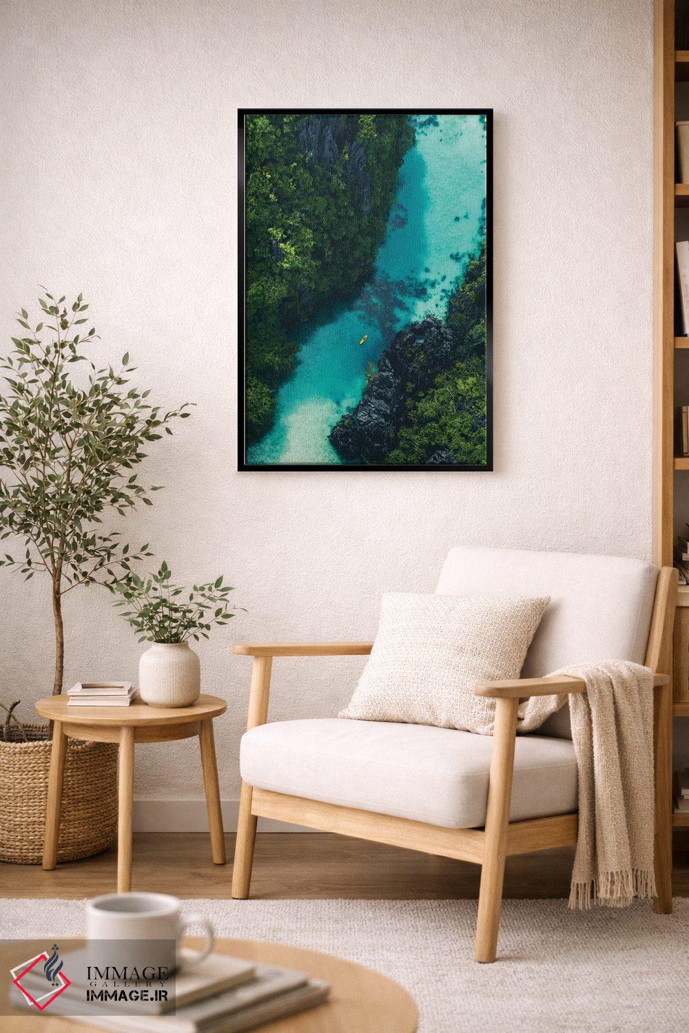 تابلو دکوراتیو بهشت پنهان اثر جکسون رابرتز - D2B