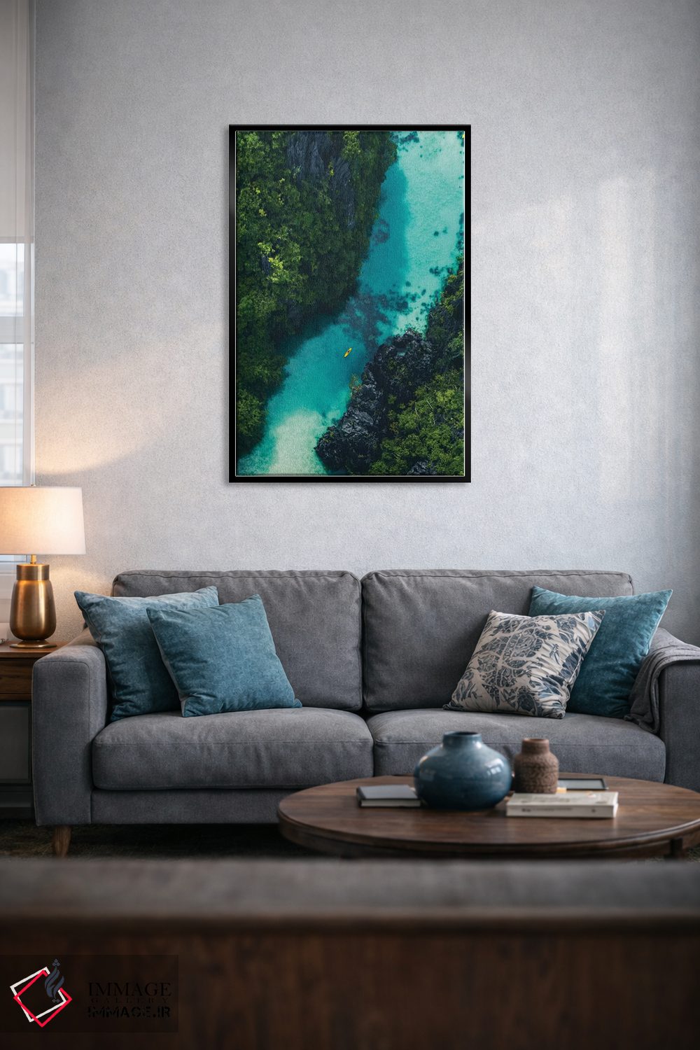 تابلو دکوراتیو بهشت پنهان اثر جکسون رابرتز - D6B