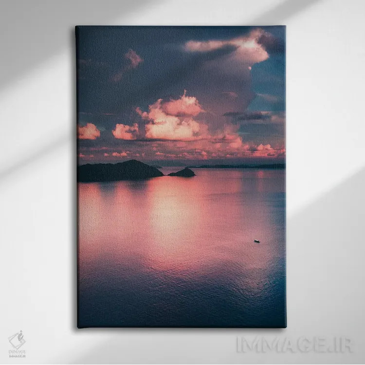 تابلو دکوراتیو غروب های فیلیپین اثر جکسون رابرتز - نمای روبهرو روی دیوار