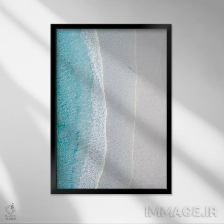 تابلو دکوراتیو شکاف اقیانوس شماره دو اثر جکسون رابرتز - نمای قابدار مشکی