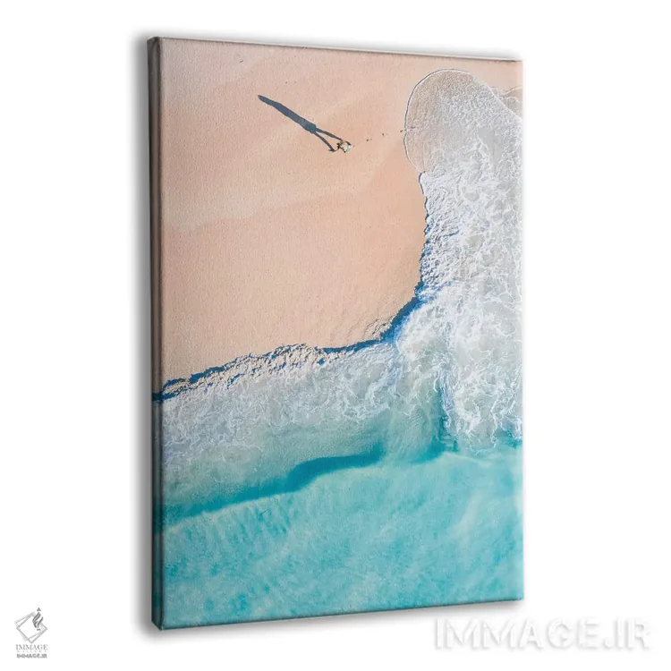 تابلو دکوراتیو خط ساحلی غروب شماره سه اثر جکسون رابرتز - نمای پرسپکتیو محصول