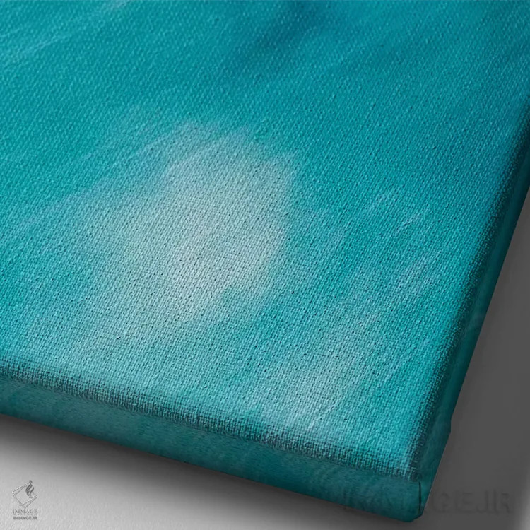 تابلو دکوراتیو نهنگ های آرام شماره سه اثر جکسون رابرتز - نمای نزدیک بافت بوم