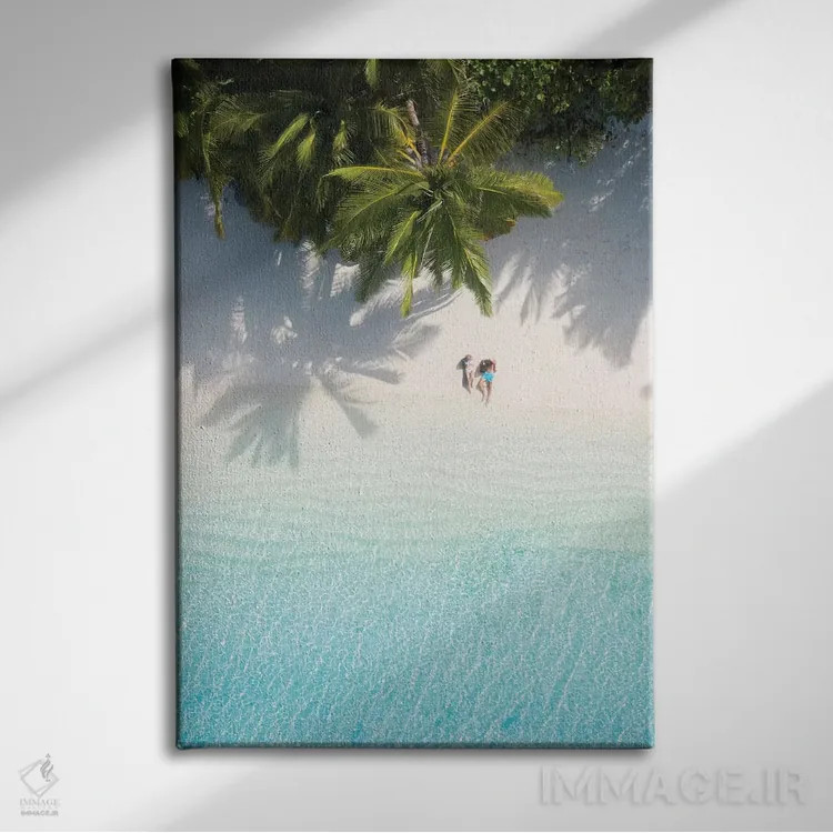 تابلو دکوراتیو بهشت ناب اثر جکسون رابرتز - نمای روبهرو روی دیوار