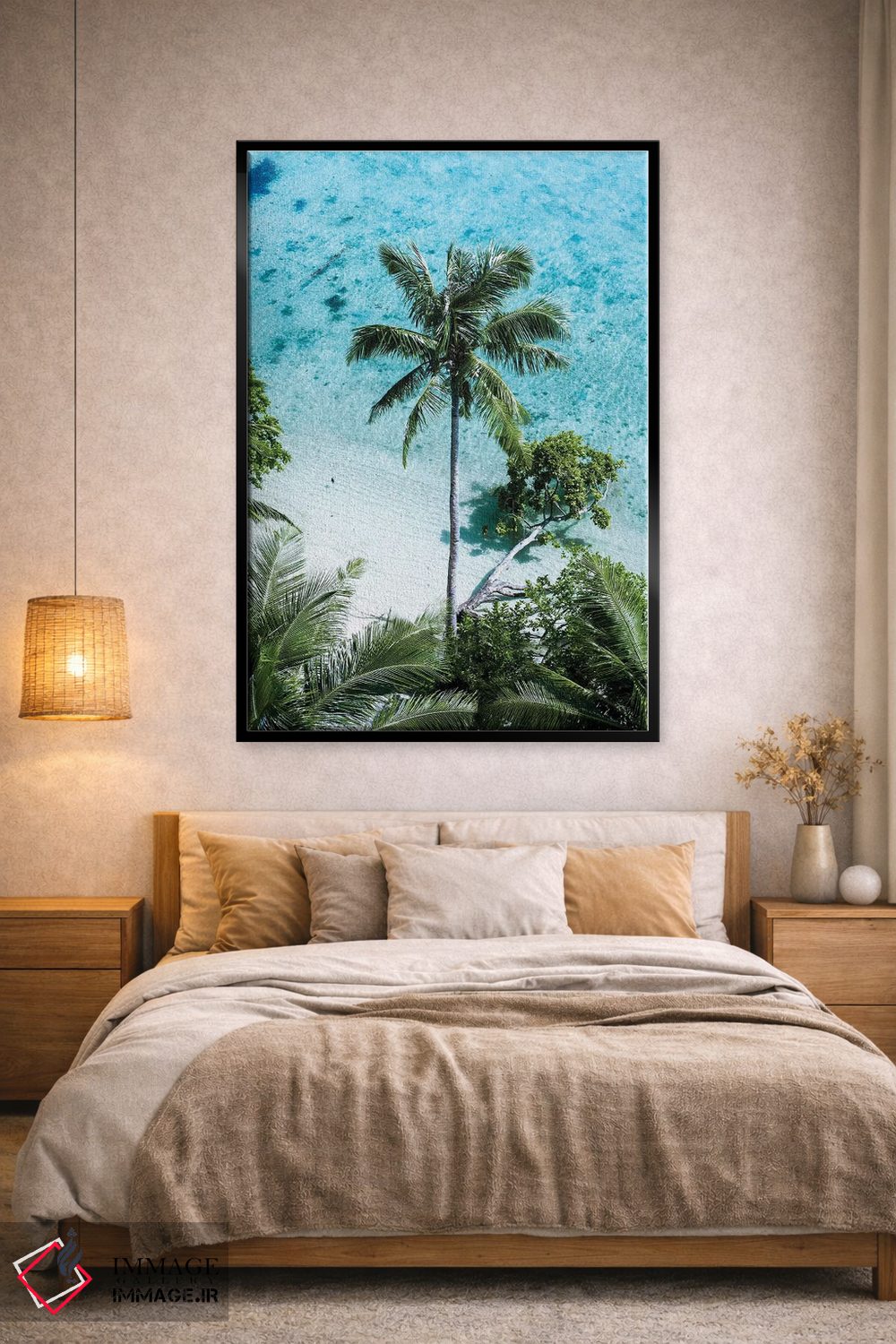 تابلو دکوراتیو بهشت درختان نخل اثر جکسون رابرتز - D2B