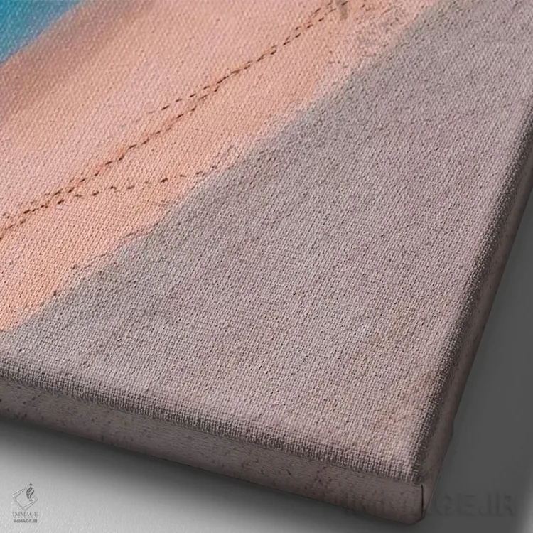 تابلو دکوراتیو شکاف غروب اثر جکسون رابرتز - نمای نزدیک بافت بوم