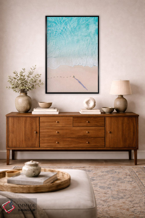 تابلو دکوراتیو خط ساحلی غروب شماره دو اثر جکسون رابرتز - D3B