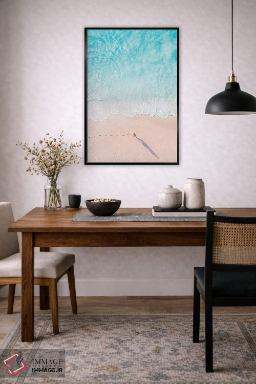 تابلو دکوراتیو خط ساحلی غروب شماره دو اثر جکسون رابرتز - D5B