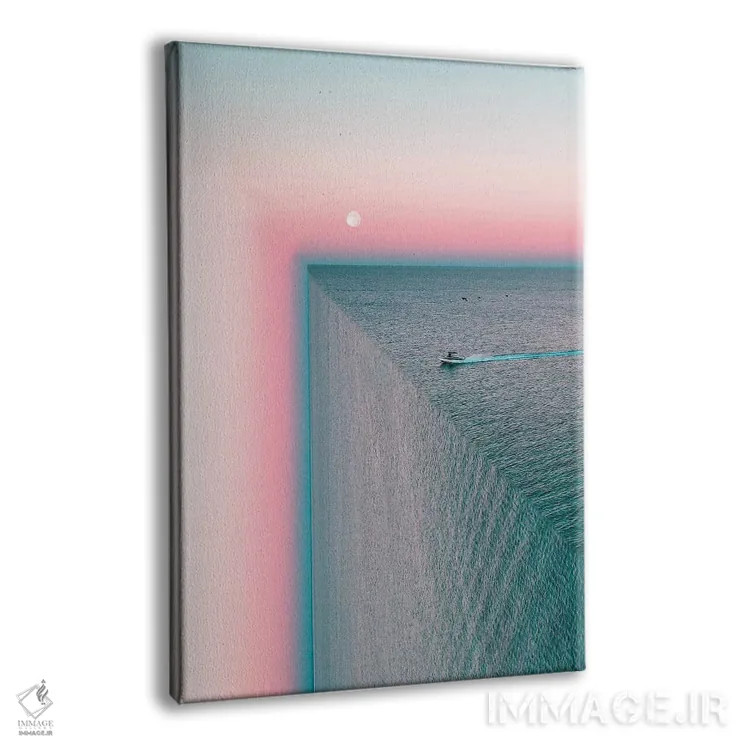 تابلو دکوراتیو لبه دنیا شماره یک اثر جکسون رابرتز - نمای پرسپکتیو محصول