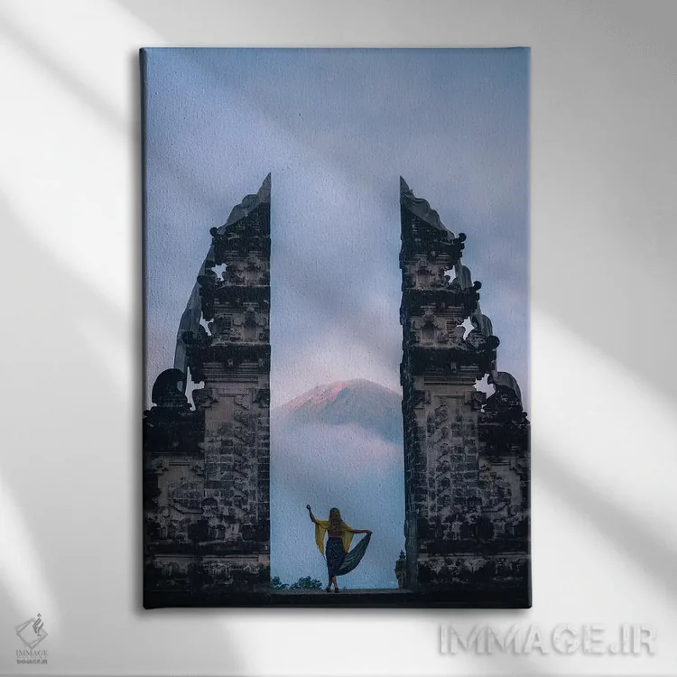 تابلو دکوراتیو دروازه های بهشت اثر جکسون رابرتز - نمای روبهرو روی دیوار