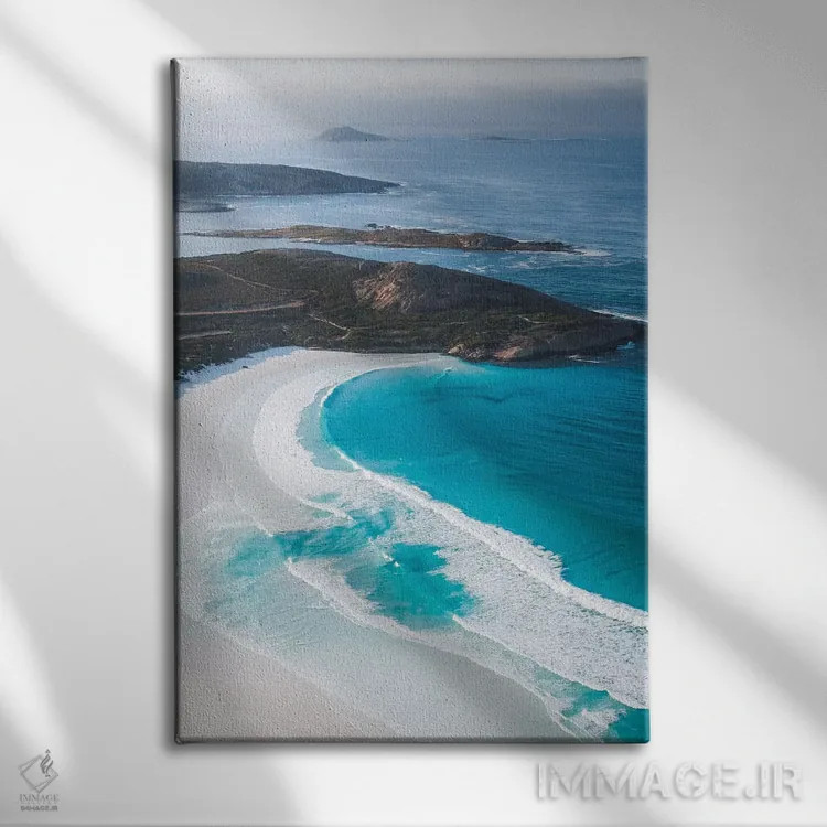 تابلو دکوراتیو ساحل بی نقص شماره دو اثر جکسون رابرتز - نمای روبهرو روی دیوار