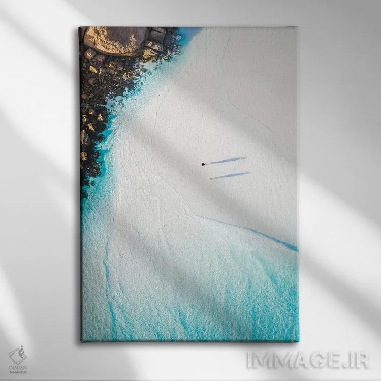 تابلو دکوراتیو ساحل بی نقص شماره شش اثر جکسون رابرتز - نمای روبهرو روی دیوار