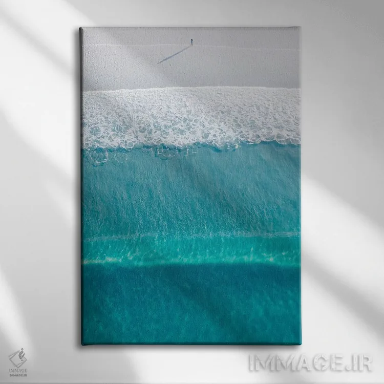 تابلو دکوراتیو ساحل بی نقص شماره سه اثر جکسون رابرتز - نمای روبهرو روی دیوار