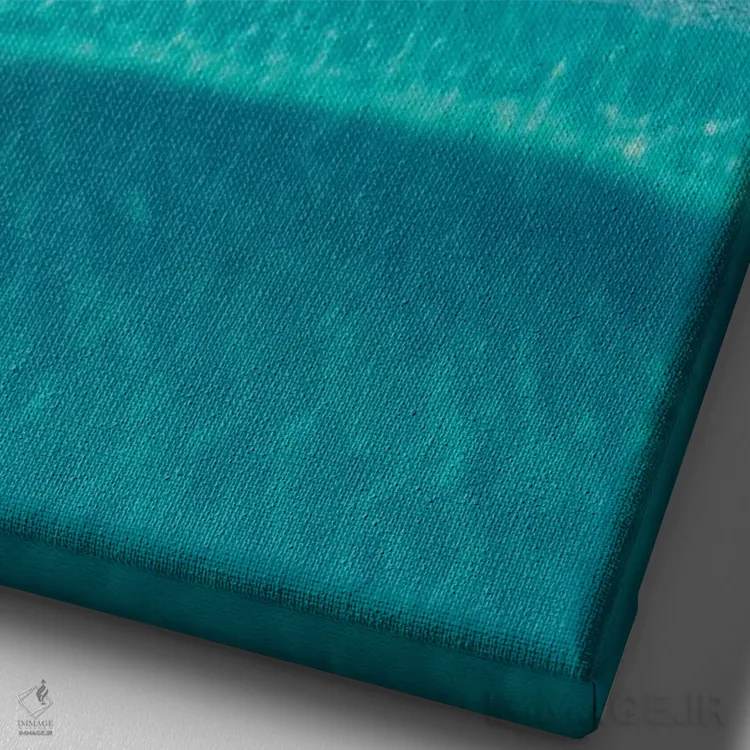 تابلو دکوراتیو ساحل بی نقص شماره سه اثر جکسون رابرتز - نمای نزدیک بافت بوم