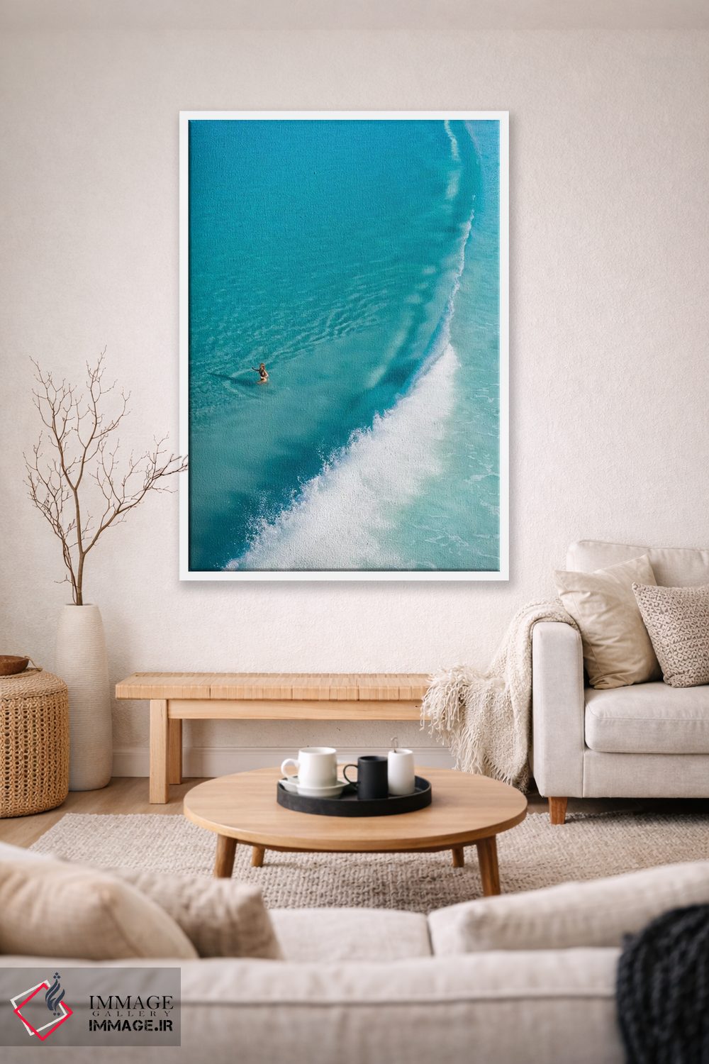 تابلو دکوراتیو ساحل بی نقص شماره یک اثر جکسون رابرتز - D1W
