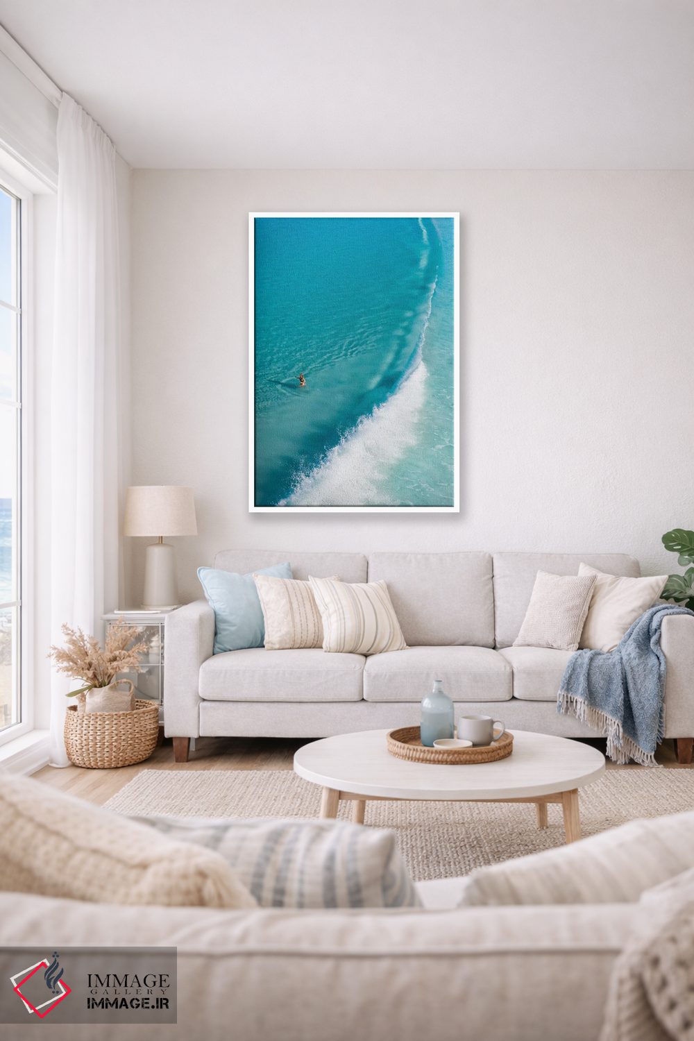 تابلو دکوراتیو ساحل بی نقص شماره یک اثر جکسون رابرتز - D2W