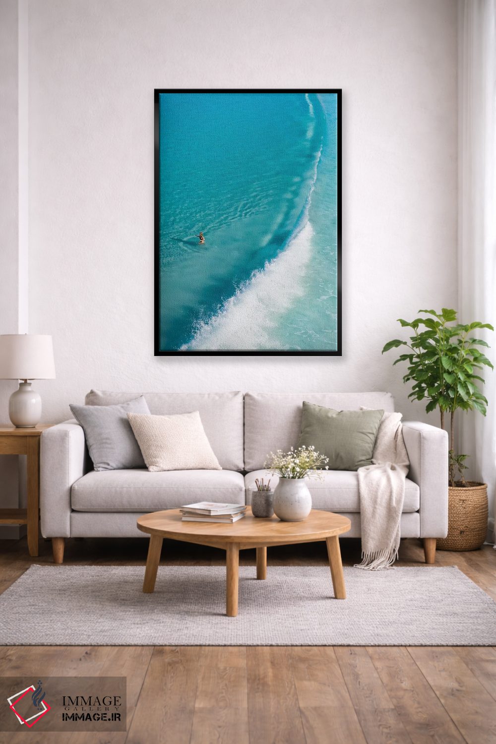 تابلو دکوراتیو ساحل بی نقص شماره یک اثر جکسون رابرتز - D3B