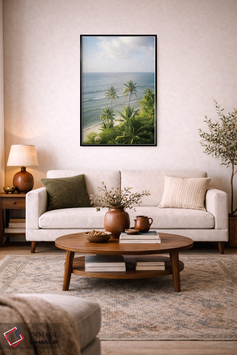 تابلو دکوراتیو جزایر کوکوس شماره دو اثر جکسون رابرتز - D3B