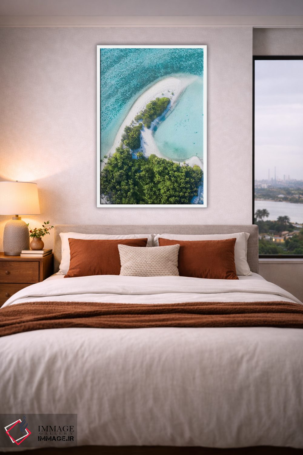 تابلو دکوراتیو جزایر کوکوس شماره یک اثر جکسون رابرتز - D3W
